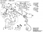 Bosch 0 603 921 703 Pbm 7,2 Ve Cordless Drill 7.2 V / Eu Spare Parts